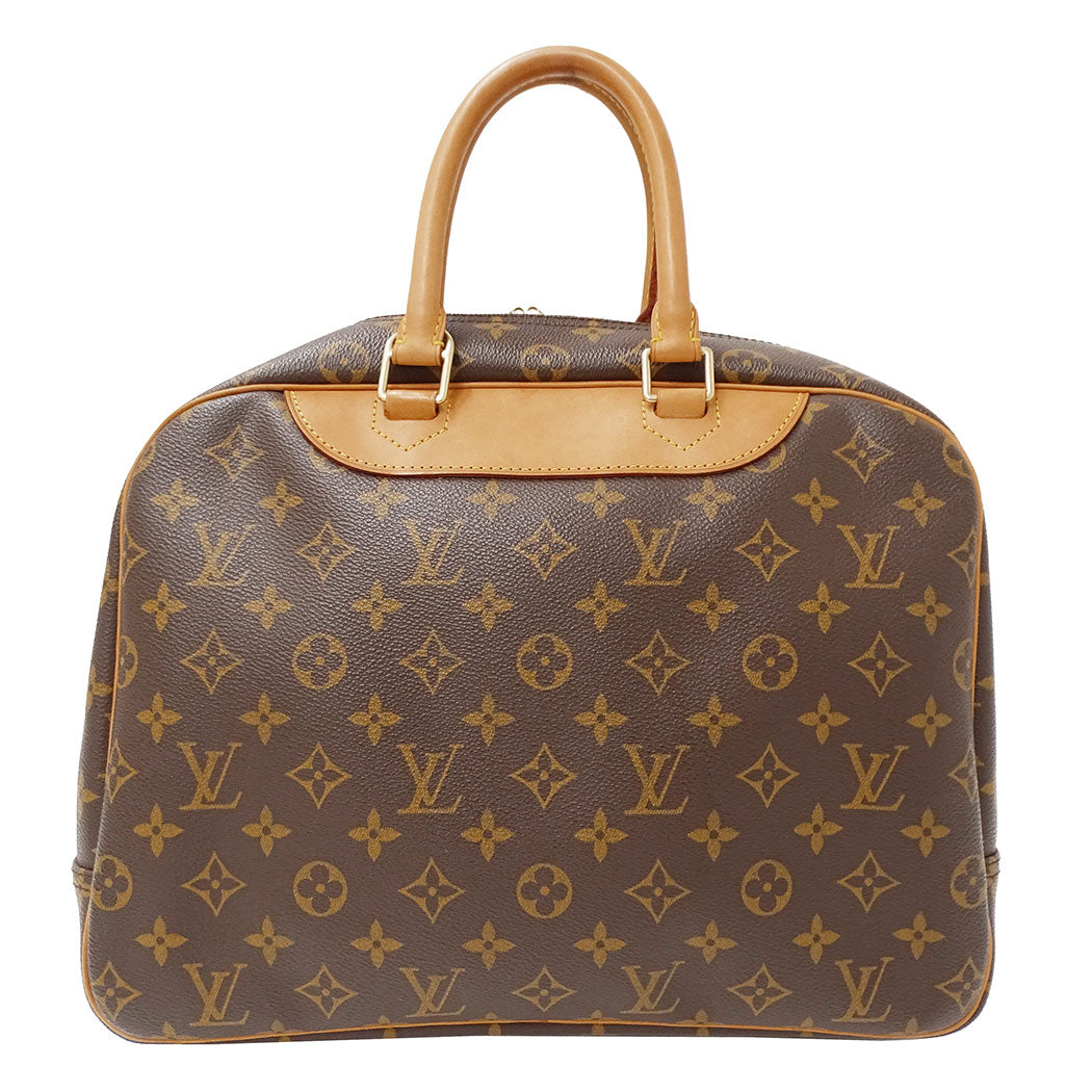 LOUIS VUITTON ルイ・ヴィトン ドーヴィル ハンドバッグ モノグラム ブラウン M47270 モノグラムキャンバス レディース 【中古】