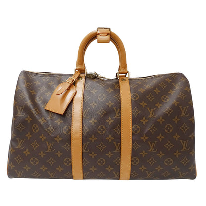 LOUIS VUITTON ルイ・ヴィトン キーポル45 ボストンバッグ ブラウン M41428 モノグラムキャンバス レディース メンズ 【中古】