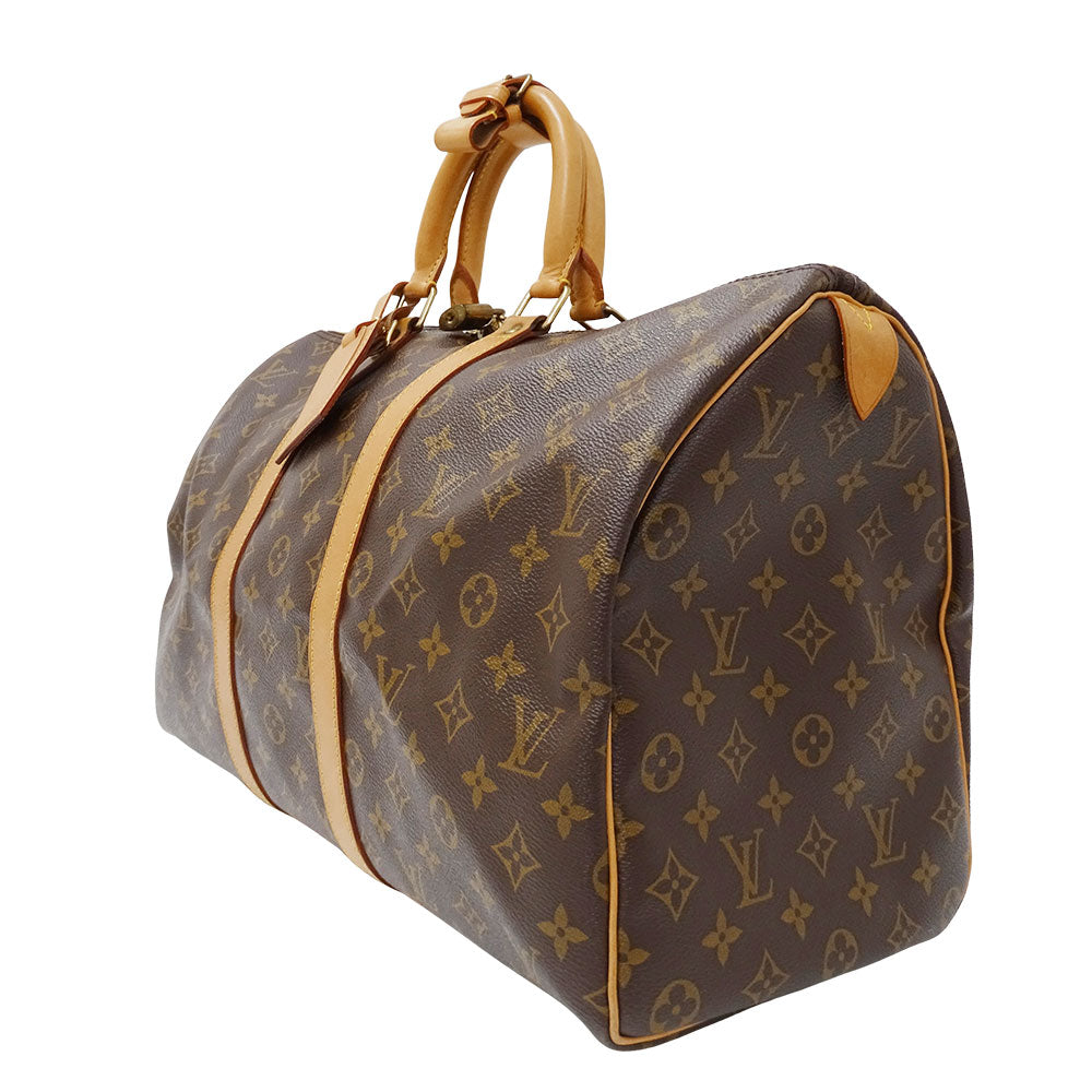 LOUIS VUITTON ルイ・ヴィトン キーポル45 ボストンバッグ ブラウン M41428 モノグラムキャンバス レディース メンズ 【中古】