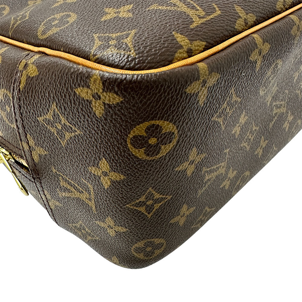 LOUIS VUITTON ルイ・ヴィトン ドーヴィル ハンドバッグ モノグラム ブラウン M47270 レディース 【中古】