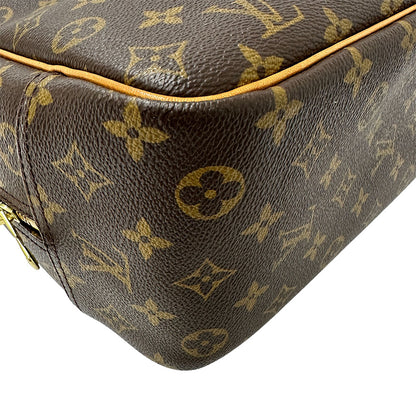 LOUIS VUITTON ルイ・ヴィトン ドーヴィル ハンドバッグ モノグラム ブラウン M47270 レディース 【中古】