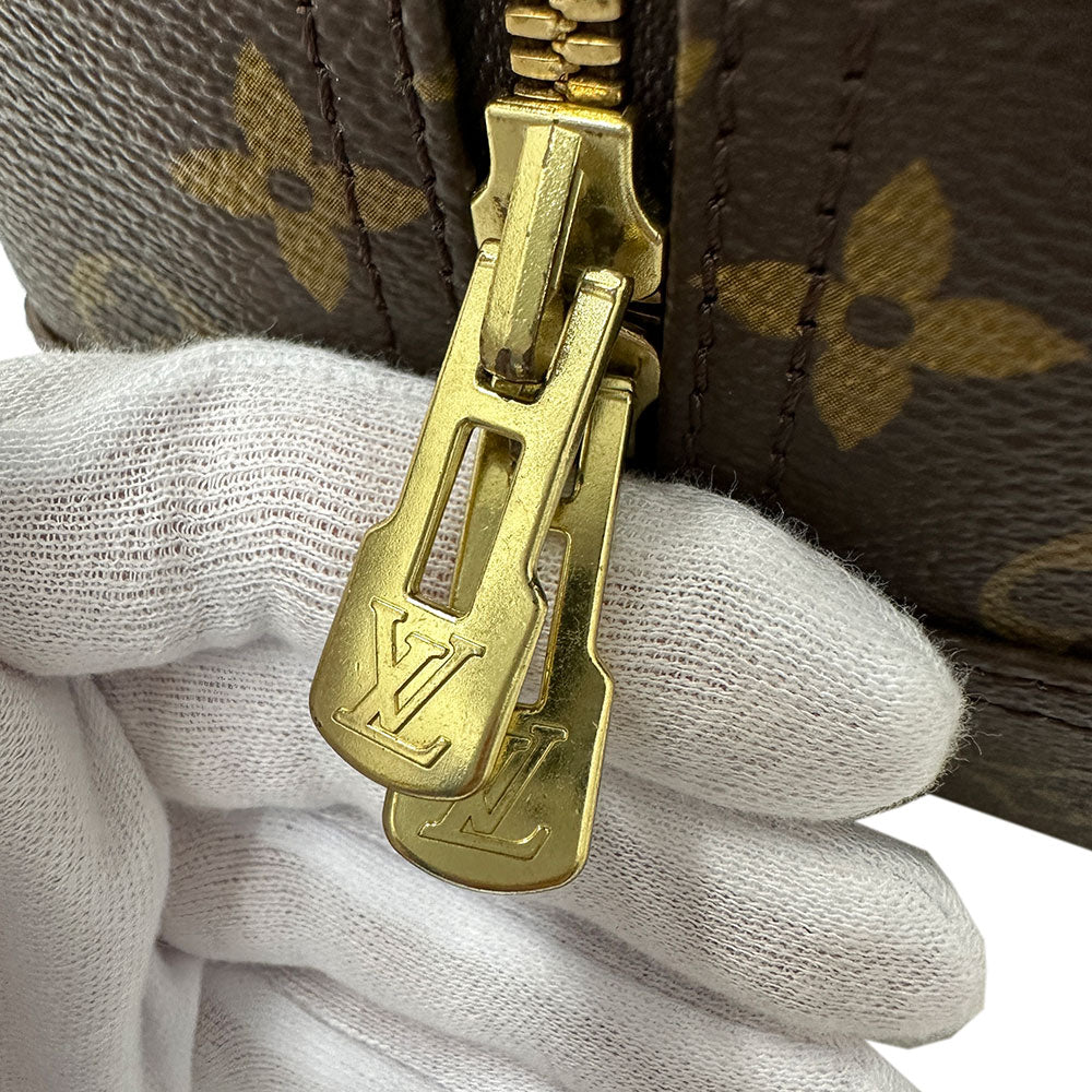 LOUIS VUITTON ルイ・ヴィトン ドーヴィル ハンドバッグ モノグラム ブラウン M47270 レディース 【中古】