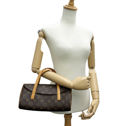 LOUIS VUITTON ルイ・ヴィトン ソナチネ ハンドバッグ モノグラム ブラウン M51902 レディース 【中古】