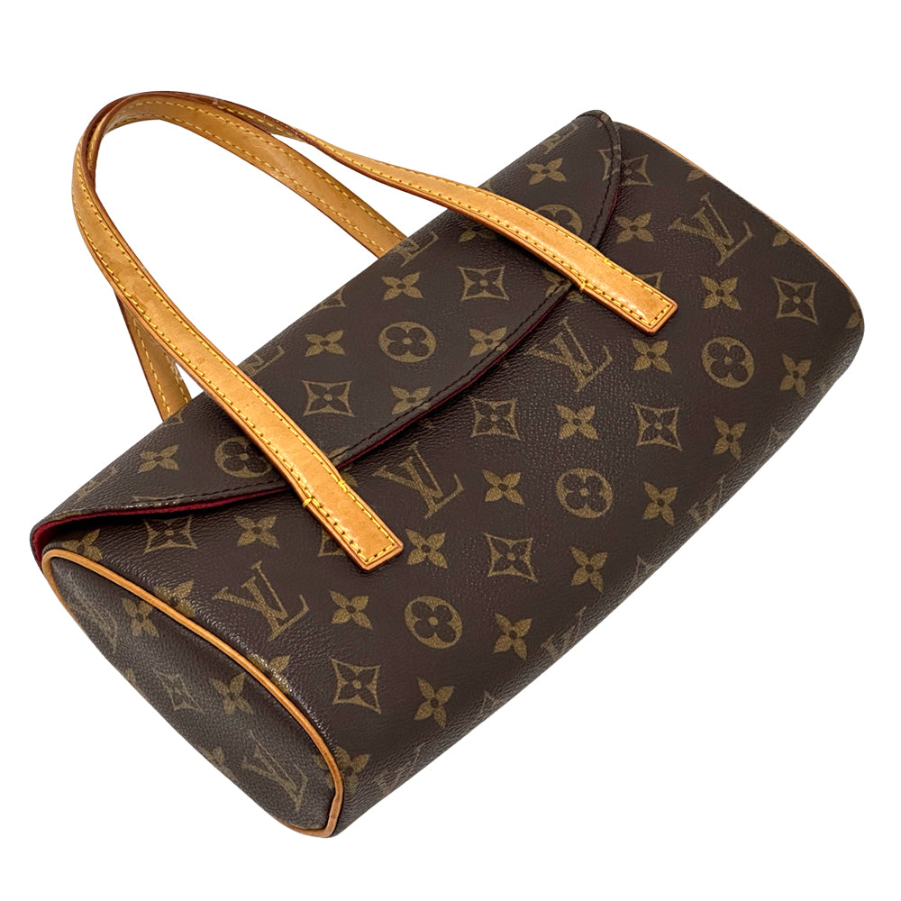 LOUIS VUITTON ルイ・ヴィトン ソナチネ ハンドバッグ モノグラム ブラウン M51902 レディース 【中古】