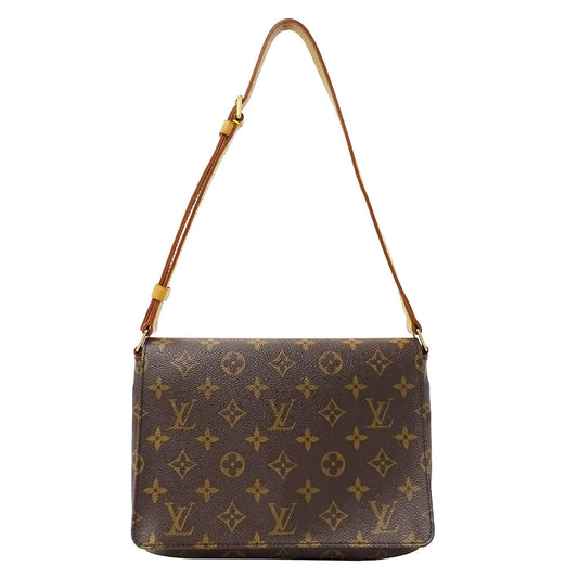 LOUIS VUITTON ルイ・ヴィトン ミュゼット・タンゴ ショート ショルダーバッグ モノグラム ブラウン M51257 モノグラムキャンバス レディース 【中古】