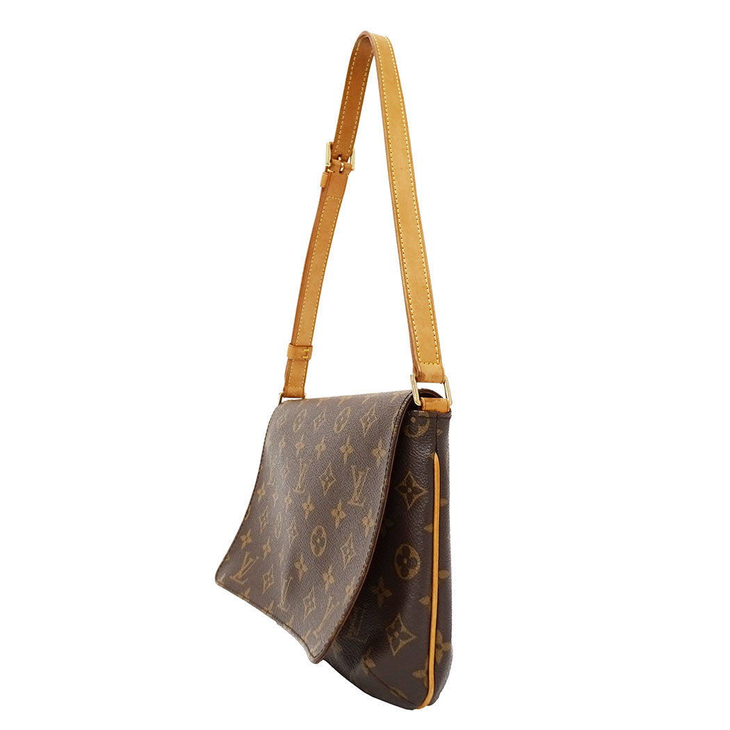 LOUIS VUITTON ルイ・ヴィトン ミュゼット・タンゴ ショート ショルダーバッグ モノグラム ブラウン M51257 モノグラムキャンバス レディース 【中古】