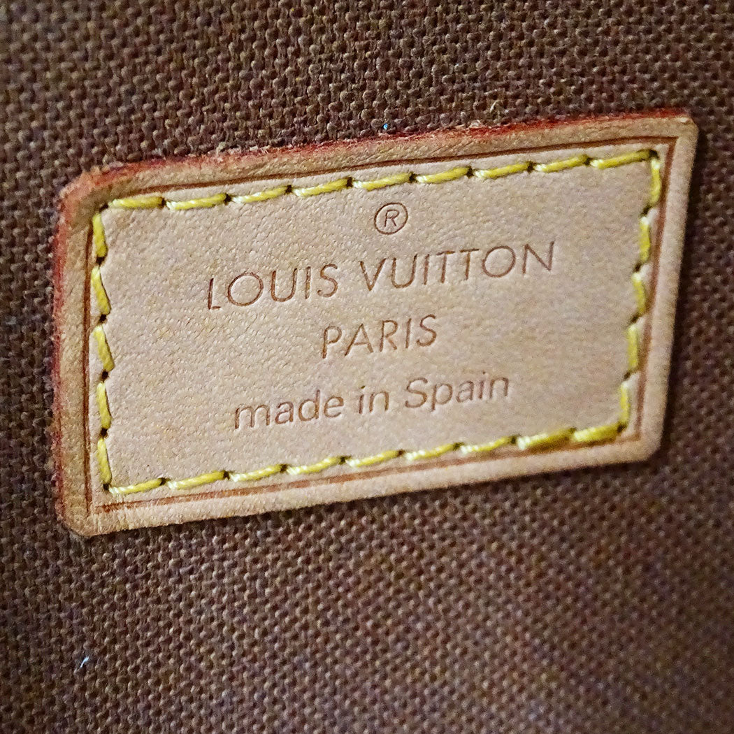 LOUIS VUITTON ルイ・ヴィトン ポシェット・ガンジュ ショルダーバッグ モノグラム ブラウン M51870 モノグラムキャンバス メンズ 【中古】