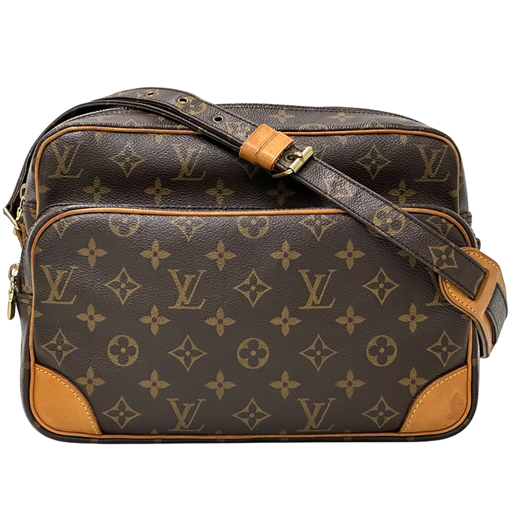 LOUIS VUITTON ルイ・ヴィトン ナイル ショルダーバッグ モノグラム ブラウン M45244 レディース 【中古】