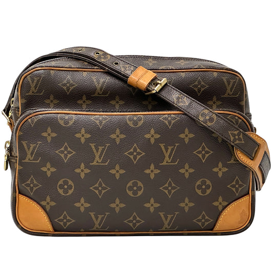 LOUIS VUITTON ルイ・ヴィトン ナイル ショルダーバッグ モノグラム ブラウン M45244 レディース 【中古】