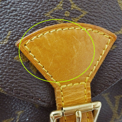 LOUIS VUITTON ルイ・ヴィトン モンスリMM リュック モノグラム ブラウン M51136 モノグラムキャンバス レディース 【中古】