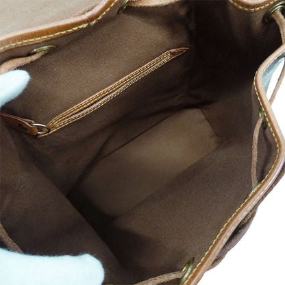 LOUIS VUITTON ルイ・ヴィトン モンスリMM リュック モノグラム ブラウン M51136 モノグラムキャンバス レディース 【中古】