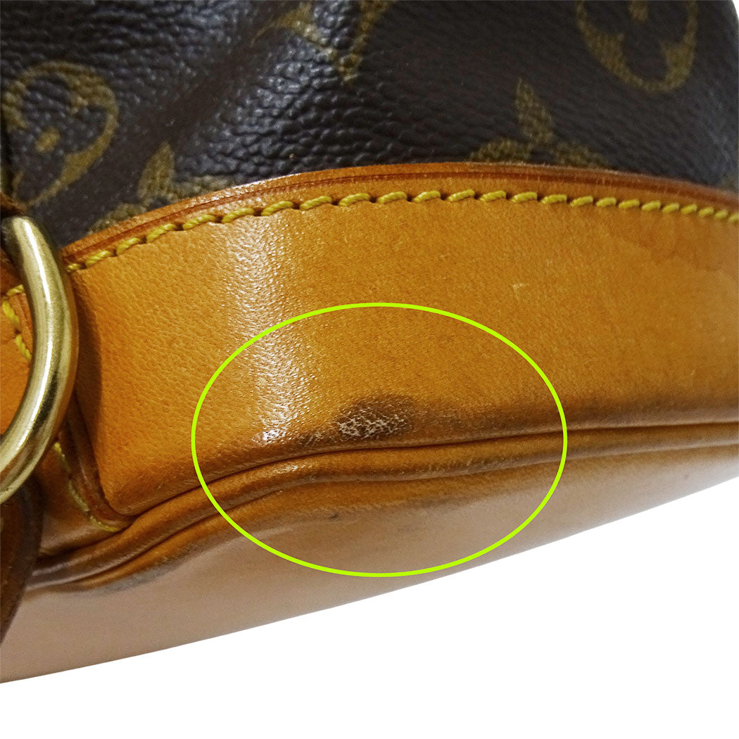 LOUIS VUITTON ルイ・ヴィトン モンスリMM リュック モノグラム ブラウン M51136 モノグラムキャンバス レディース 【中古】