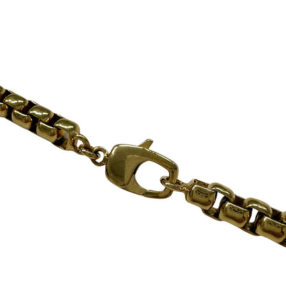 VERSACE ヴェルサーチ メデューサ メダリオン グレカ ネックレス GP ゴールド レディース メンズ 【中古】