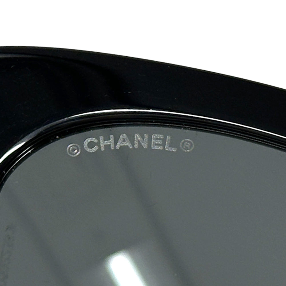 CHANEL シャネル サングラス ココマーク ブラック ホワイト 5422-B-A プラスチック レディース 【中古】