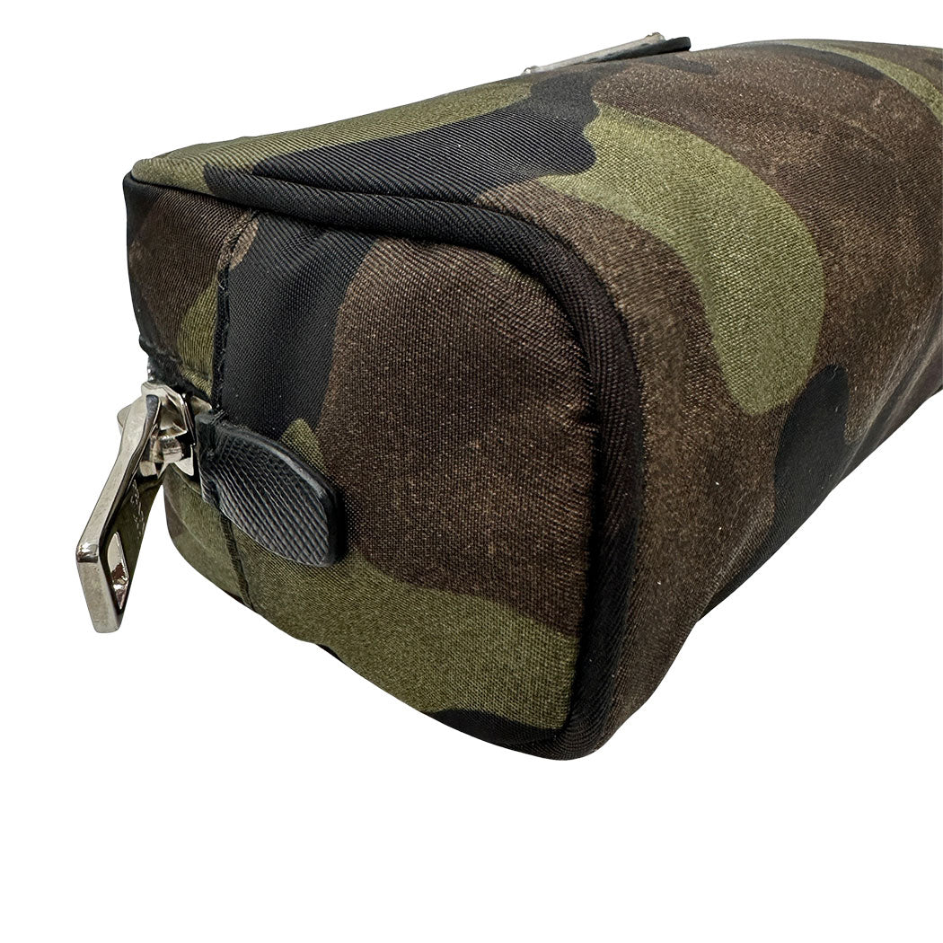 PRADA プラダ ポーチ カモフラージュ N1865 ナイロン メンズ 【中古】