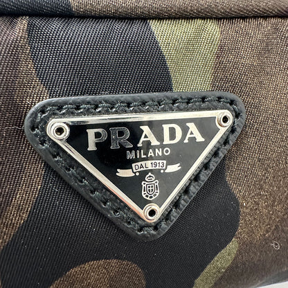 PRADA プラダ ポーチ カモフラージュ N1865 ナイロン メンズ 【中古】