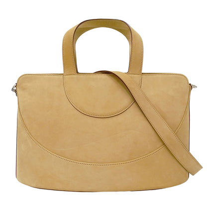 BVLGARI ブルガリ デコルテ 2wayバッグ ベージュ スエード レディース 【中古】
