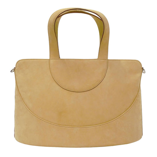 BVLGARI ブルガリ デコルテ 2wayバッグ ベージュ スエード レディース 【中古】