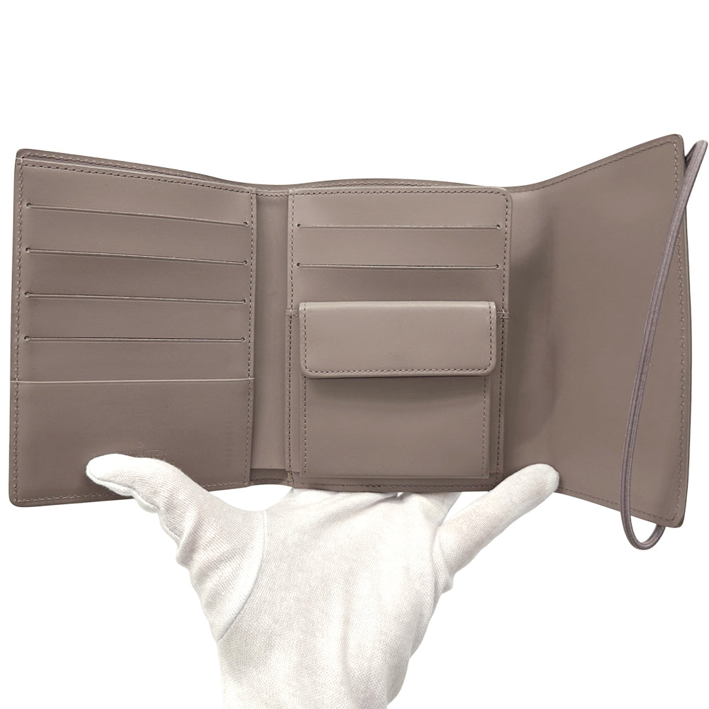 LOUIS VUITTON ルイ・ヴィトン ポルトフォイユ・エラスティック 二つ折り財布 エピ ライラック パープル M63468 エピレザー レディース メンズ 【中古】
