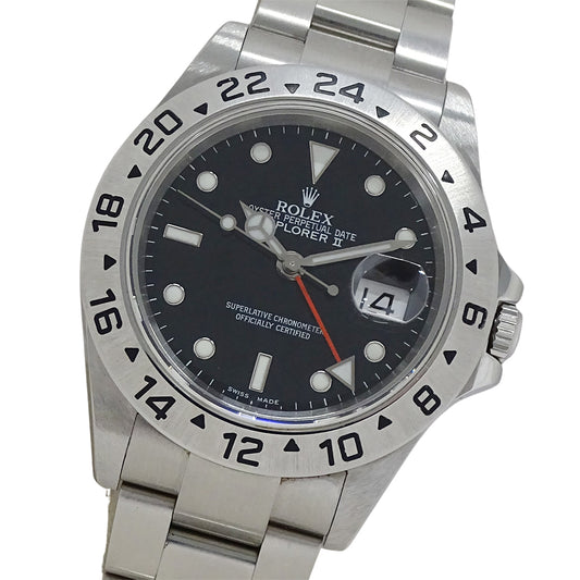 ROLEX ロレックス エクスプローラーII 16570 F番 メンズ 腕時計 自動巻き AT ステンレス 点検済み【中古】