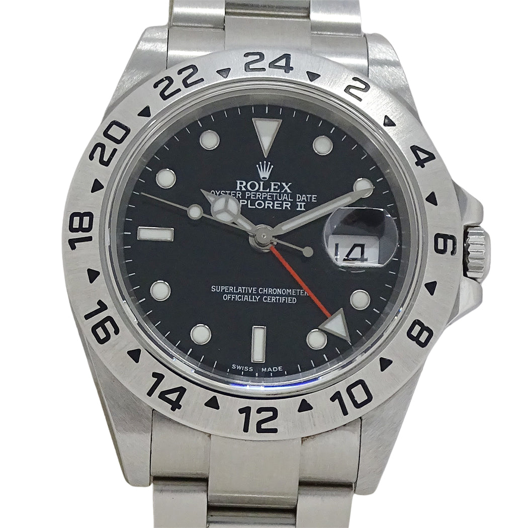 ROLEX ロレックス エクスプローラーII 16570 F番 メンズ 腕時計 自動巻き AT ステンレス 点検済み【中古】