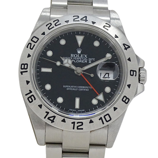 ROLEX ロレックス エクスプローラーII 16570 F番 メンズ 腕時計 自動巻き AT ステンレス 点検済み【中古】