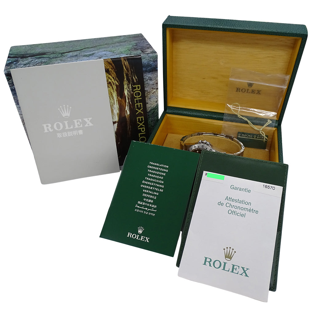 ROLEX ロレックス エクスプローラーII 16570 F番 メンズ 腕時計 自動巻き AT ステンレス 点検済み【中古】