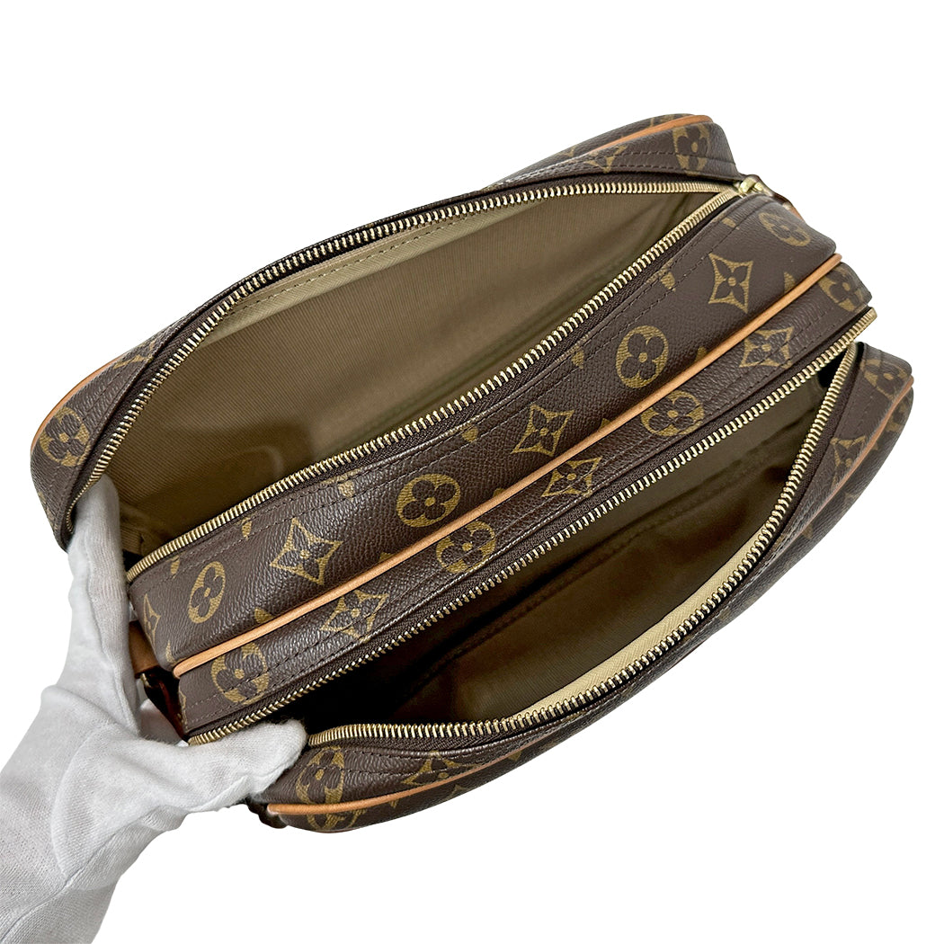 LOUIS VUITTON ルイ・ヴィトン リポーター PM ショルダーバッグ モノグラム M45254 レディース メンズ 【中古】
