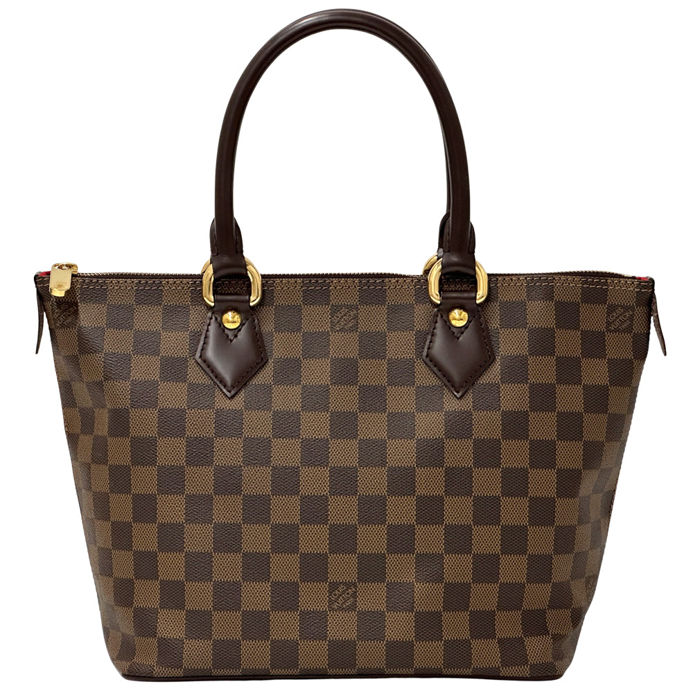 LOUIS VUITTON ルイ・ヴィトン サレヤ PM トートバッグ ダミエ エベヌ ブラウン N51183 レディース 【中古】