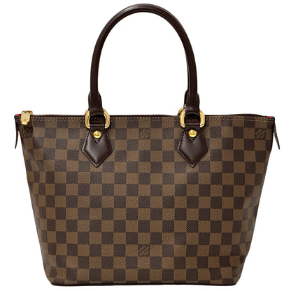 LOUIS VUITTON ルイ・ヴィトン サレヤ PM トートバッグ ダミエ エベヌ ブラウン N51183 レディース 【中古】