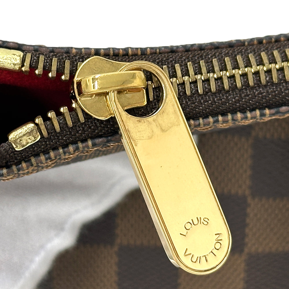 LOUIS VUITTON ルイ・ヴィトン サレヤ PM トートバッグ ダミエ エベヌ ブラウン N51183 レディース 【中古】