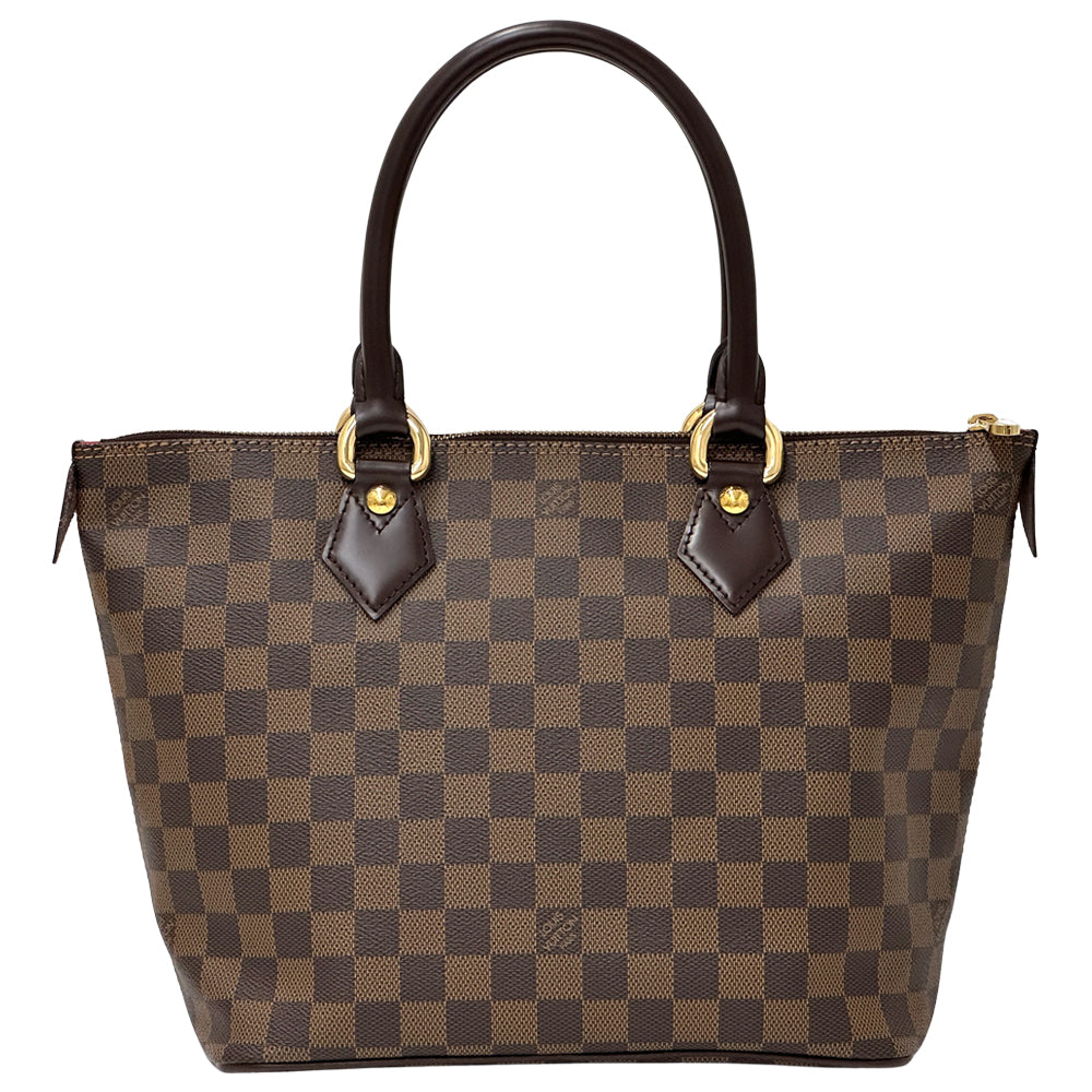 LOUIS VUITTON ルイ・ヴィトン サレヤ PM トートバッグ ダミエ エベヌ ブラウン N51183 レディース 【中古】
