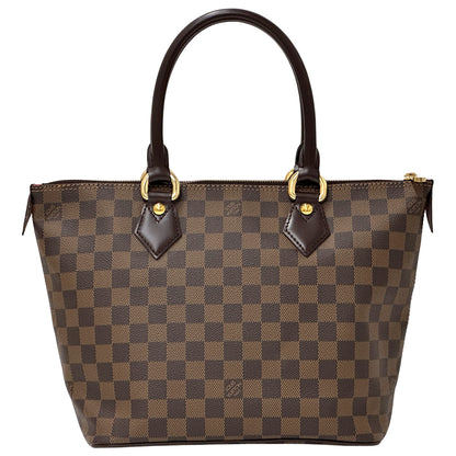 LOUIS VUITTON ルイ・ヴィトン サレヤ PM トートバッグ ダミエ エベヌ ブラウン N51183 レディース 【中古】