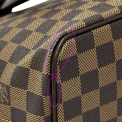 LOUIS VUITTON ルイ・ヴィトン サレヤ PM トートバッグ ダミエ エベヌ ブラウン N51183 レディース 【中古】