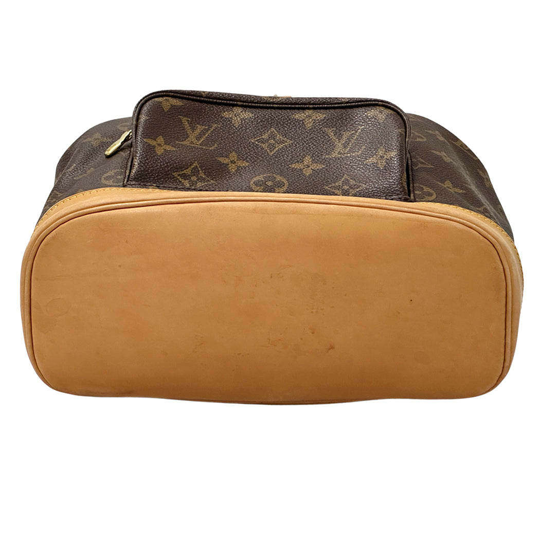 LOUIS VUITTON ルイ・ヴィトン モンスリ MM リュック モノグラム ブラウン M51136 レディース メンズ 【中古】