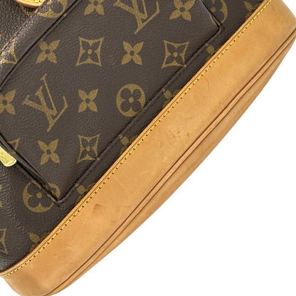 LOUIS VUITTON ルイ・ヴィトン モンスリ MM リュック モノグラム ブラウン M51136 レディース メンズ 【中古】