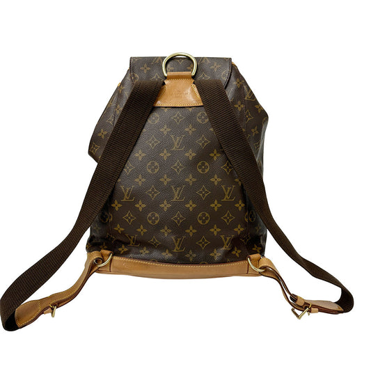 LOUIS VUITTON ルイ・ヴィトン モンスリ GM リュック モノグラム モノグラム M51135 モノグラムキャンバス レディース メンズ 【中古】
