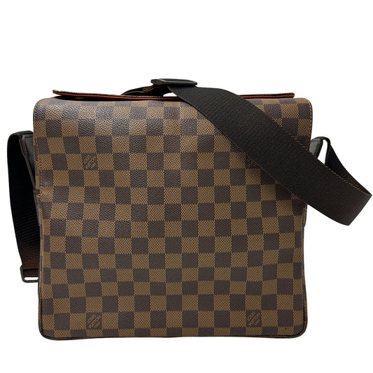 LOUIS VUITTON ルイ・ヴィトン ナヴィグリオ ショルダーバッグ ダミエ ダミエエベヌ N45255 ダミエキャンバス メンズ 【中古】