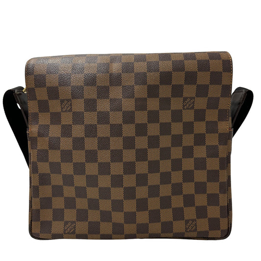 LOUIS VUITTON ルイ・ヴィトン ナヴィグリオ ショルダーバッグ ダミエ ダミエエベヌ N45255 ダミエキャンバス メンズ 【中古】