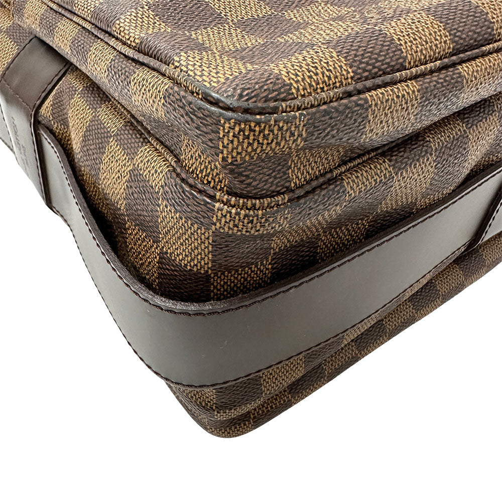 LOUIS VUITTON ルイ・ヴィトン ナヴィグリオ ショルダーバッグ ダミエ ダミエエベヌ N45255 ダミエキャンバス メンズ 【中古】