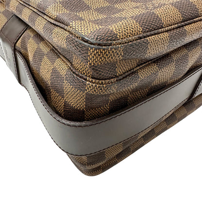 LOUIS VUITTON ルイ・ヴィトン ナヴィグリオ ショルダーバッグ ダミエ ダミエエベヌ N45255 ダミエキャンバス メンズ 【中古】