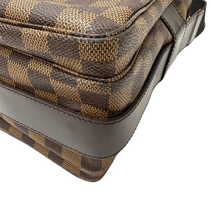 LOUIS VUITTON ルイ・ヴィトン ナヴィグリオ ショルダーバッグ ダミエ ダミエエベヌ N45255 ダミエキャンバス メンズ 【中古】