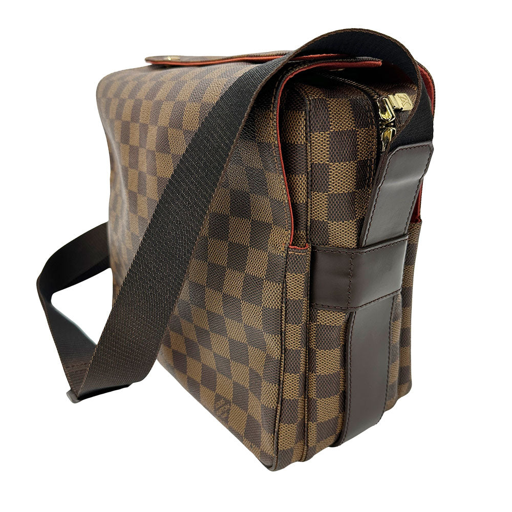 LOUIS VUITTON ルイ・ヴィトン ナヴィグリオ ショルダーバッグ ダミエ ダミエエベヌ N45255 ダミエキャンバス メンズ 【中古】
