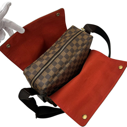 LOUIS VUITTON ルイ・ヴィトン ナヴィグリオ ショルダーバッグ ダミエ ダミエエベヌ N45255 ダミエキャンバス メンズ 【中古】