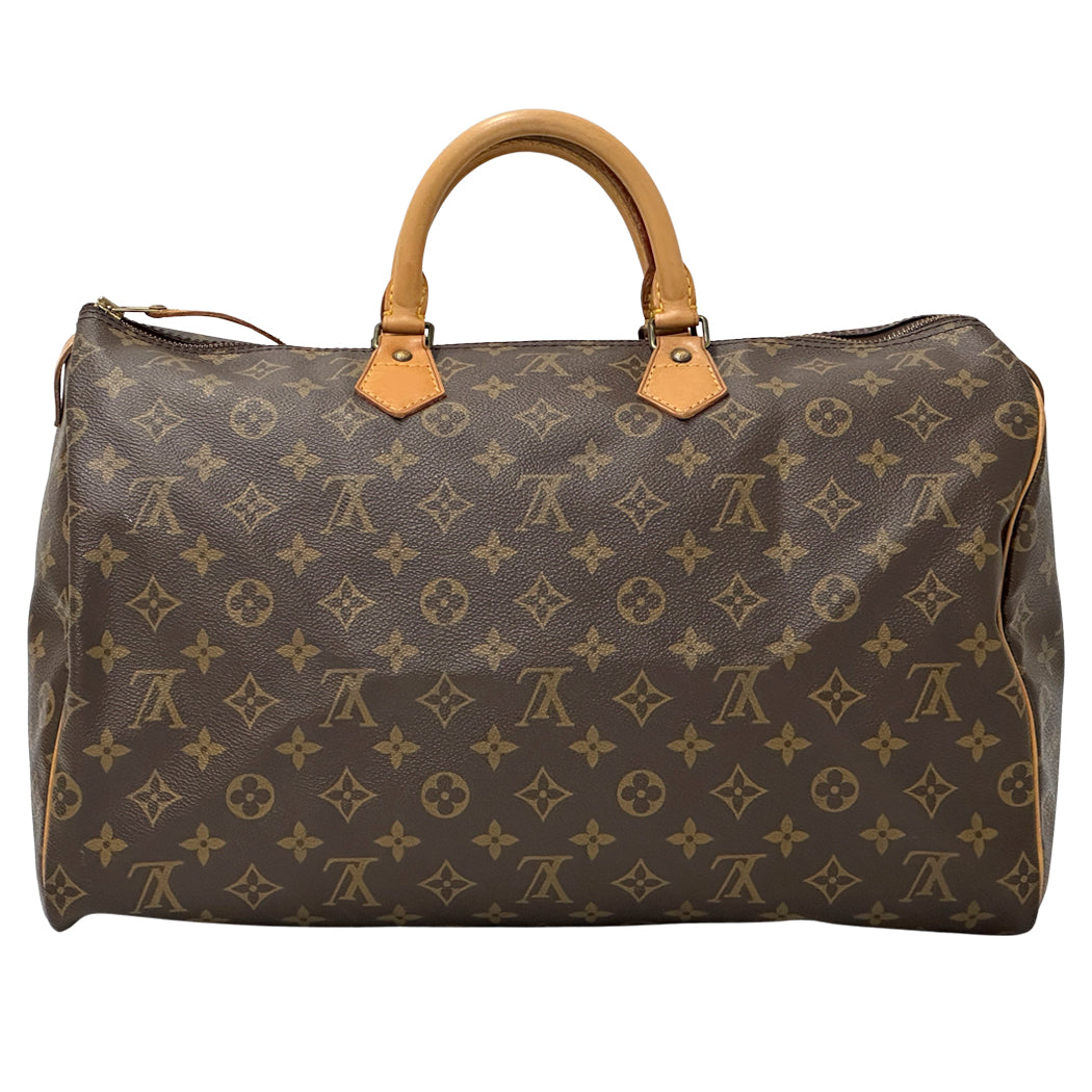 LOUIS VUITTON ルイ・ヴィトン スピーディ40 ハンドバッグ モノグラム ブラウン M41522 レディース メンズ 【中古】