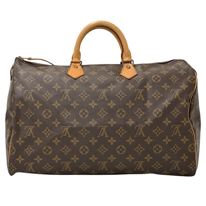 LOUIS VUITTON ルイ・ヴィトン スピーディ40 ハンドバッグ モノグラム ブラウン M41522 レディース メンズ 【中古】