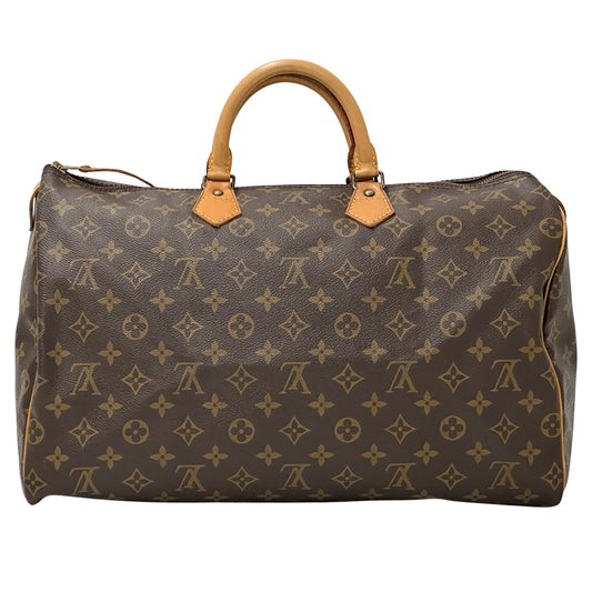 LOUIS VUITTON ルイ・ヴィトン スピーディ40 ハンドバッグ モノグラム ブラウン M41522 レディース メンズ 【中古】