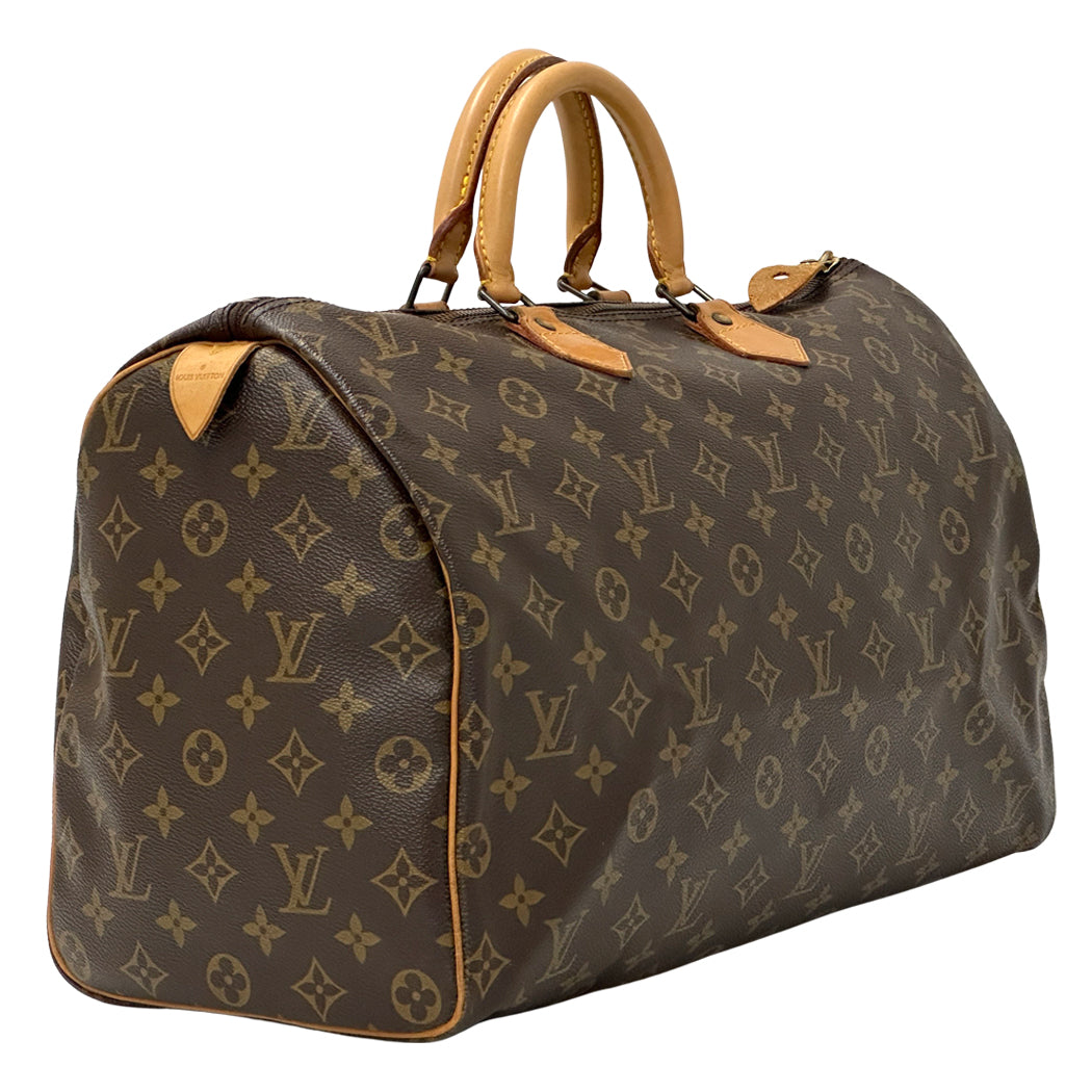 LOUIS VUITTON ルイ・ヴィトン スピーディ40 ハンドバッグ モノグラム ブラウン M41522 レディース メンズ 【中古】