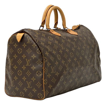 LOUIS VUITTON ルイ・ヴィトン スピーディ40 ハンドバッグ モノグラム ブラウン M41522 レディース メンズ 【中古】