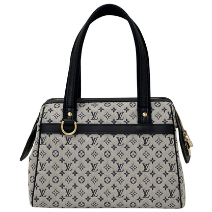 LOUIS VUITTON ルイ・ヴィトン ジョセフィーヌPM ハンドバッグ モノグラム ミニ ブルー M92214 レディース 【中古】